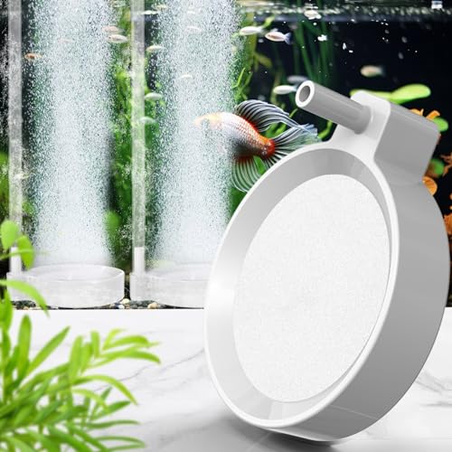 Forever Speed Luftstein 80mm, Ultra Silent Nano Aquarium Sprudelstein, Luftausströmer für Zuhause Fischmarkt, Mehr Sauerstoffhaltiger Bereich von Forever Speed