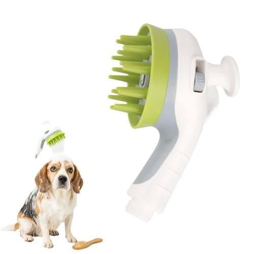 2 in 1 Hunde Duschkopf mit Haustier Duschbürste - Hochdruckwasserfluss für Tiefenreinigung & Massage - Ideal für Hunde und Katzen Baden G1/2 Gewinde kompatibel 2 in 1 Hunde Duschkopf mit Haustier Duschbürste - Hochdruckwasserfluss für Tiefenreinigung & Massage - Ideal für Hunde und Katzen Baden G1/2 Gewinde kompatibel von ForgeAgo
