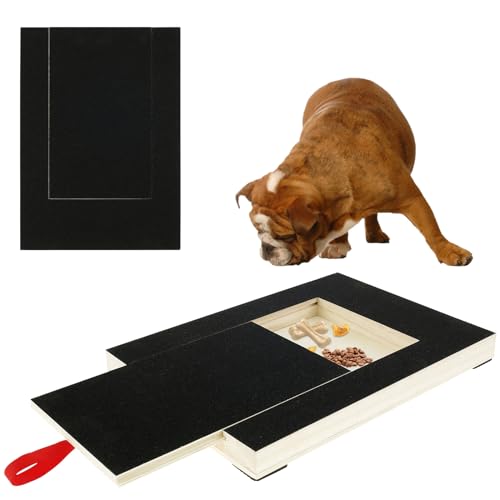 Foribyw Hunde-Kratzbrett für Nägel, Holz, mit integrierter Leckerlibox, Hundepfoten, Trimmfeilen-Pad, 34 x 24 cm, mit 1 x Schleifpapier für empfindliche Hunde, Welpen, Katzen, Nagelpflege Foribyw Hunde-Kratzbrett für Nägel, Holz, mit integrierter Leckerlibox, Hundepfoten, Trimmfeilen-Pad, 34 x 24 cm, mit 1 x Schleifpapier für empfindliche Hunde, Welpen, Katzen, Nagelpflege von Foribyw