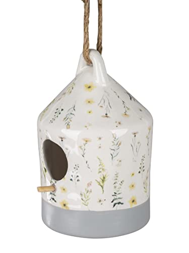 Deko Vogelhaus Blütenzauber Vogelhäuschen | Dekohänger | Haus Garten | 16x10 cm von formano