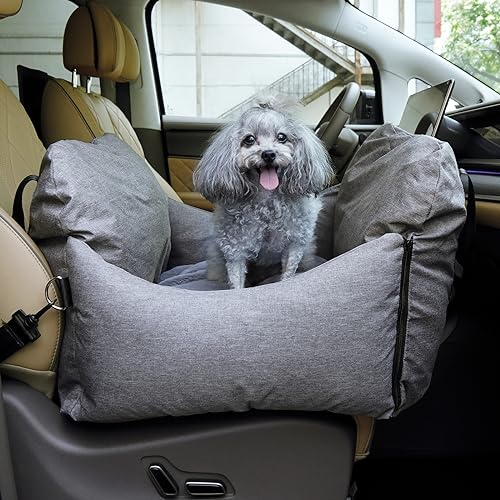 Hunde Autositz,Abnehmbar und Waschbarer Rutschfester Hundesitz kleine und mittlere Hunde, Tragbar Hundeautositz mit Sicherheitsgurt und Seitliche Lagerung Taschen,Geeignet für Jede Art von Auto Hunde Autositz,Abnehmbar und Waschbarer Rutschfester Hundesitz kleine und mittlere Hunde, Tragbar Hundeautositz mit Sicherheitsgurt und Seitliche Lagerung Taschen,Geeignet für Jede Art von Auto von Forroby