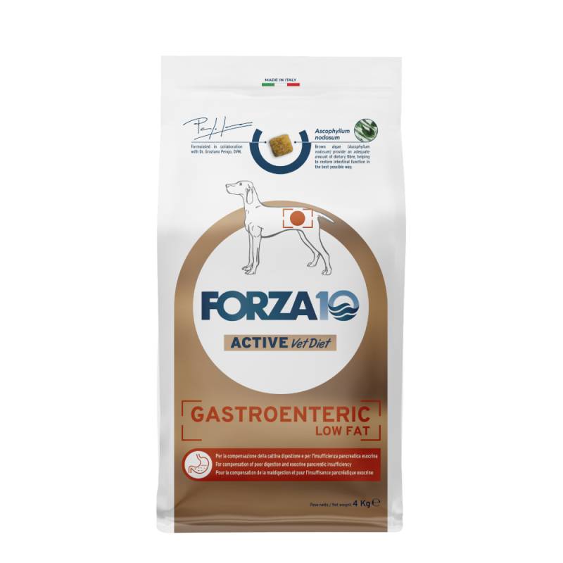 2 x 1,5 kg / 4 kg / 10 kg Forza 10 Active Line zum Sonderpreis! - Gastroenteric Low Fat (2 x 4 kg) von Forza10 Active Line Dog