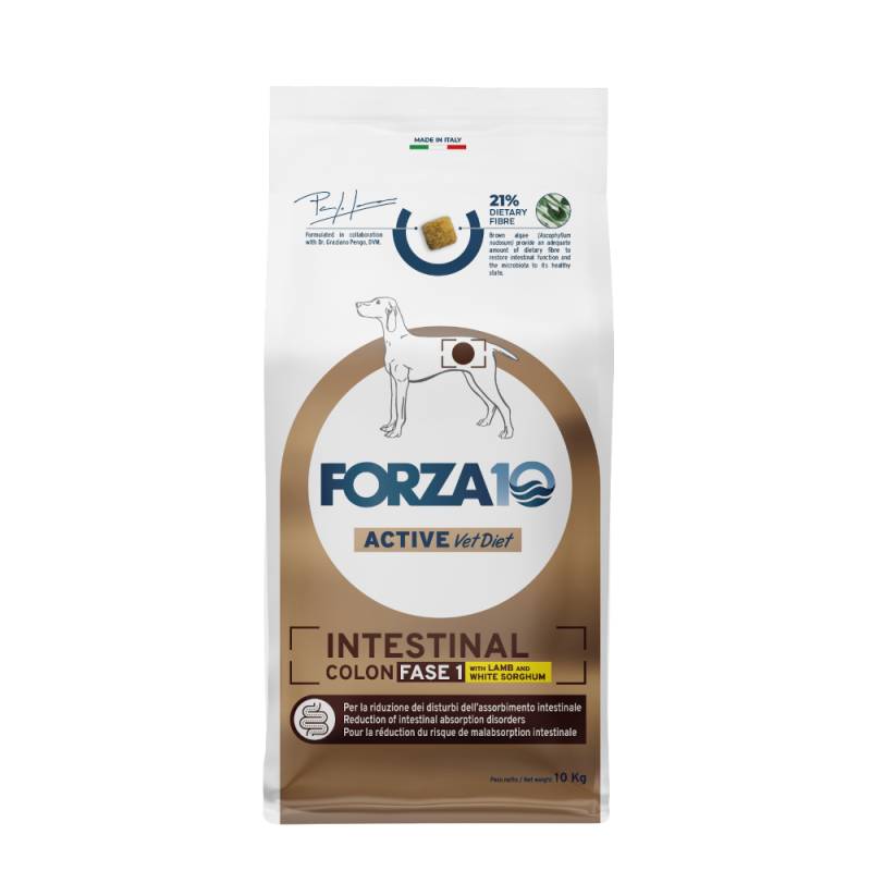 2 x 1,5 kg / 4 kg / 10 kg Forza 10 Active Line zum Sonderpreis! - Intestinal Colon Phase 1 mit Lamm (2 x 10 kg) von Forza10 Active Line Dog