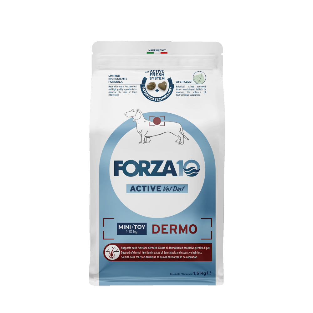2 x 1,5 kg / 4 kg / 10 kg Forza 10 Active Line zum Sonderpreis! - Mini/Toy Dermo (2 x 1,5 kg) von Forza10 Active Line Dog