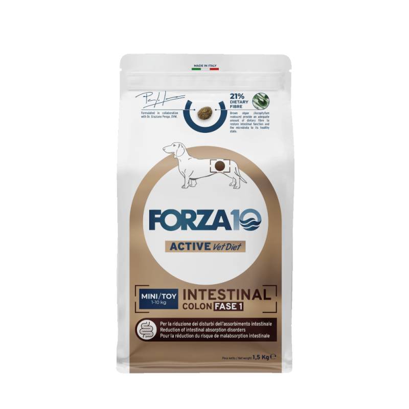 2 x 1,5 kg / 4 kg / 10 kg Forza 10 Active Line zum Sonderpreis! - Mini/Toy Intestinal Colon Phase 1 (2 x 1,5 kg) von Forza10 Active Line Dog