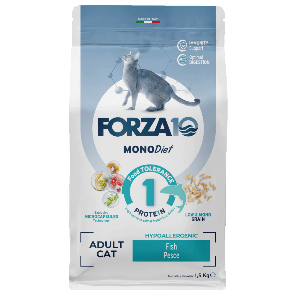 Forza 10 Mono Diet Adult Cat mit Fisch - 1,5 kg von Forza10 Diet Cat