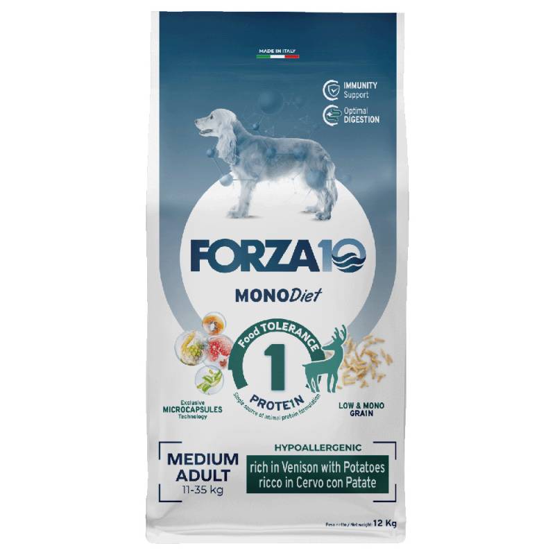 1,5 kg / 10 kg / 12 kg FORZA10 zum Sonderpreis! - Medium Diet Wild & Kartoffeln 12 kg von Forza10 Diet Dog