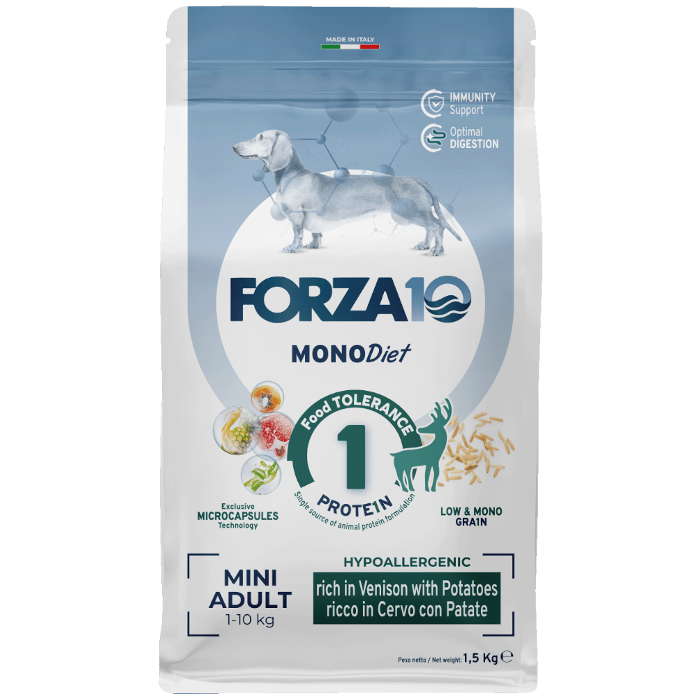 1,5 kg / 10 kg / 12 kg FORZA10 zum Sonderpreis! - Mini Diet Wild & Kartoffeln 1,5 kg von Forza10 Diet Dog