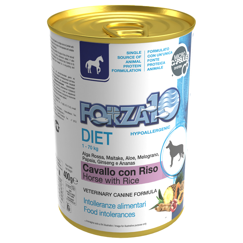 Forza 10 Diet Low Grain 6 x 400 g - Pferd & Reis Forza 10 Diet Low Grain 6 x 400 g - Pferd & Reis von Forza10 Diet Dog