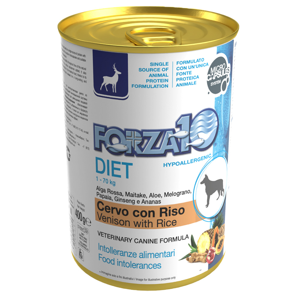 Forza 10 Diet Low Grain 6 x 400 g - Wild & Reis von Forza10 Diet Dog