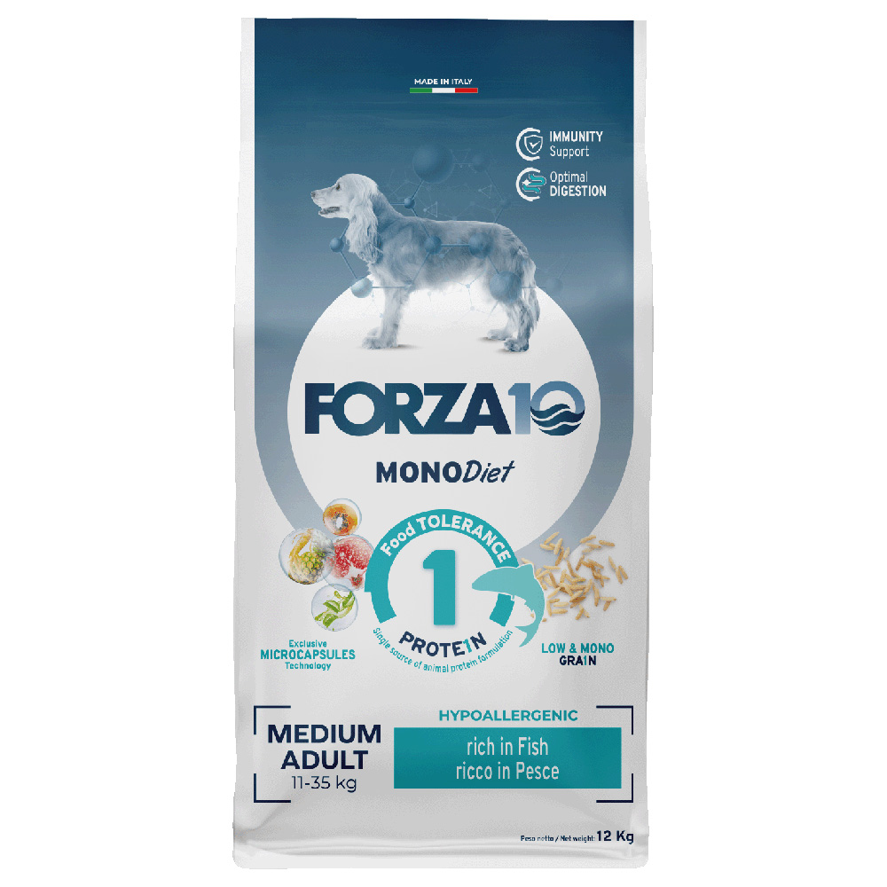 Forza 10 Medium Diet mit Fisch - 12 kg von Forza10 Diet Dog