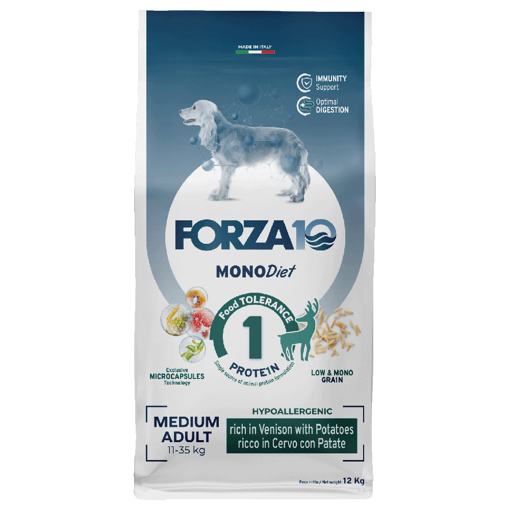 Forza 10 Medium Diet mit Wild und Kartoffeln - Sparpaket: 2 x 12 kg von Forza10 Diet Dog