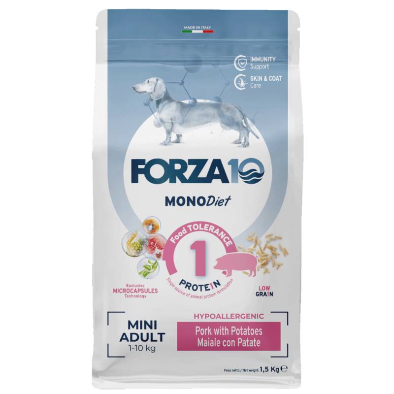 Forza10 Mini Diet Low Grain mit Schwein & Kartoffeln - 1,5 kg von Forza10 Diet Dog