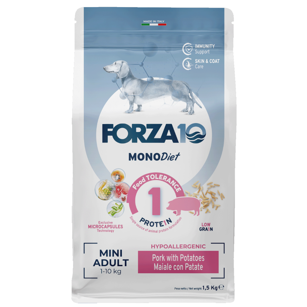 Forza10 Mini Diet Low Grain mit Schwein & Kartoffeln - Sparpaket: 2 x 1,5 kg Forza10 Mini Diet Low Grain mit Schwein & Kartoffeln - Sparpaket: 2 x 1,5 kg von Forza10 Diet Dog