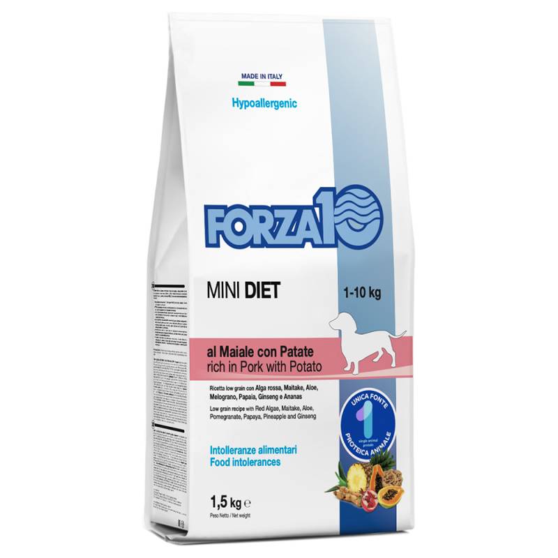 Forza10 Mini Diet Low Grain mit Schwein & Kartoffeln - Sparpaket: 2 x 1,5 kg von Forza10 Diet Dog