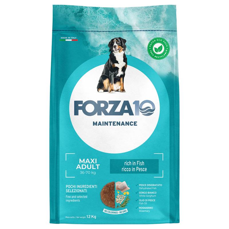 Forza 10 Maxi Maintenance mit Fisch - 12 kg Forza 10 Maxi Maintenance mit Fisch - 12 kg von Forza10 Maintenance Dog