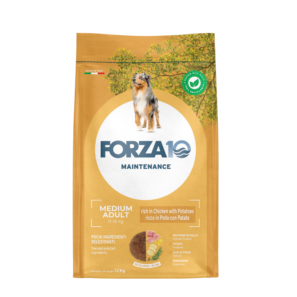 Forza 10 Medium Maintenance Huhn & Kartoffel - Sparpaket: 2 x 12 kg Forza 10 Medium Maintenance Huhn & Kartoffel - Sparpaket: 2 x 12 kg von Forza10 Maintenance Dog