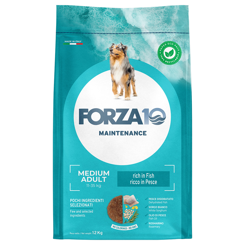 Forza 10 Medium Maintenance mit Fisch - 12 kg Forza 10 Medium Maintenance mit Fisch - 12 kg von Forza10 Maintenance Dog