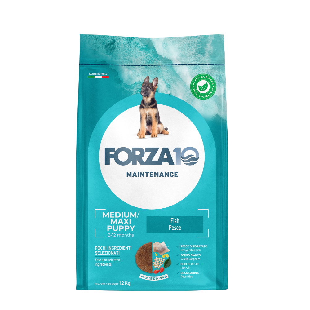 Forza 10 Puppy Junior mit Fisch - Sparpaket: 2 x 12 kg Forza 10 Puppy Junior mit Fisch - Sparpaket: 2 x 12 kg von Forza10 Maintenance Dog