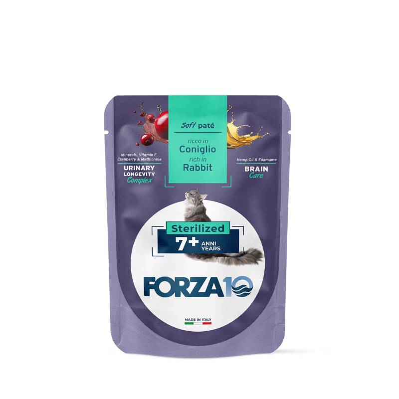BOTANICAT FORZA10 Soft Paste Sterilized 7+ Years - Reich an Lachs (24 x 80 g) von Forza10