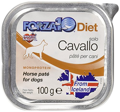FORZA 10 Forza10 diet solo cavallo 100gr - Alimenti umidi monoproteici per cani von Forza10