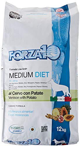 Forza 10 Forza10 Medium Diet Deer Food Dry Dog Premium Tasche 12 kg, Mehrfarbig, einzigartig von Forza10