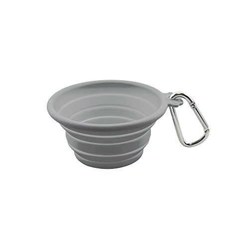 FouFou Dog 60221 Collapsible Bowls Xs Grey Hund Und Katze Schüssel von FouFou Dog