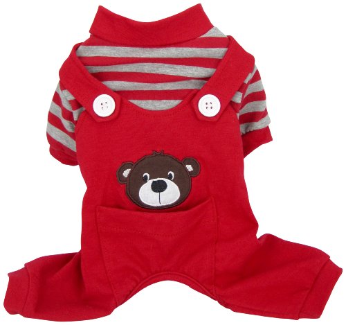 FouFou Dog 60524 Animal PJ Bear Hundepyjama, XS von FouFou Dog