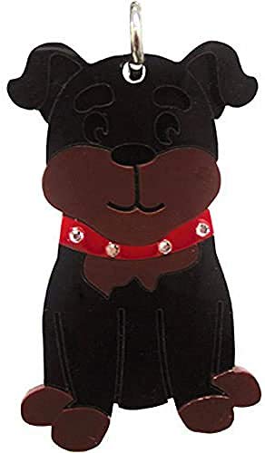 FouFou Dog 92663 Keychain rottweiller Geschenkidee Schlüsselbund von FouFou Dog