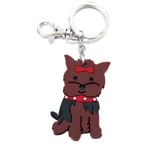 FouFou Dog 92666 Keychain Yorkshire Terrier Geschenkidee Schlüsselbund von FouFou Dog