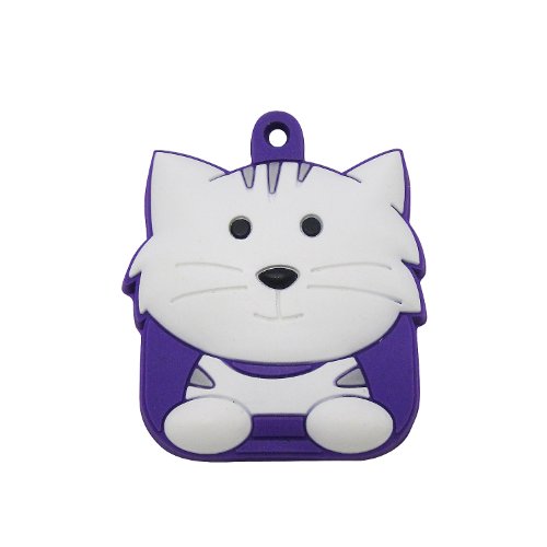 FouFou Dog 92871 KEYCOVER White Tabby Cat Geschenkidee von FouFou Dog