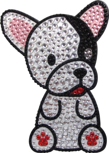 FouFou Dog 92956 Rhinestone Stickers French Bulldog Geschenkidee Aufkleber von FouFou Dog