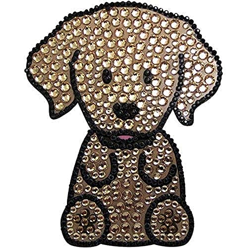 FouFou Dog 92957 Rhinestone Stickers Golden Retriever Geschenkidee Aufkleber von FouFou Dog