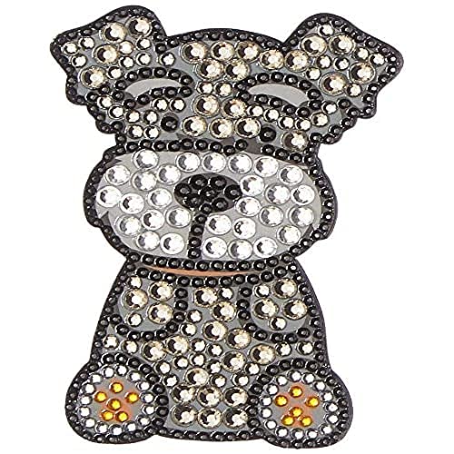 FouFou Dog 92966 Rhinestone Stickers Schnauzer Geschenkidee Aufkleber von FouFou Dog