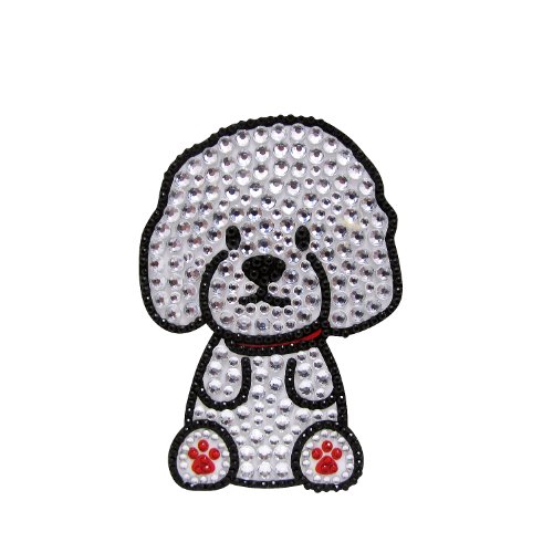 FouFou Dog 92974 Rhinestone Stickers Bichon Geschenkidee Aufkleber von FouFou Dog