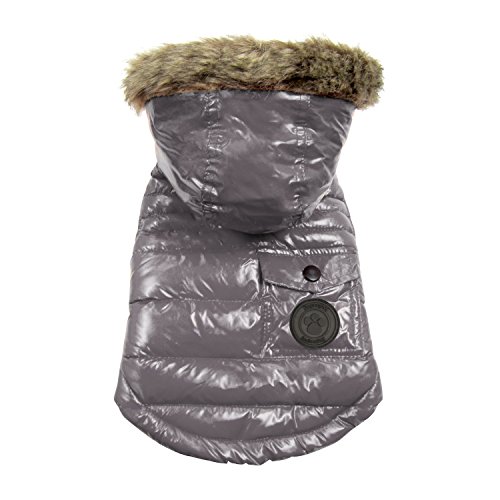 FouFou Dog FFD 61070 2016 Winter Coat Charcoal Hundemantel, XXL von FouFou Dog