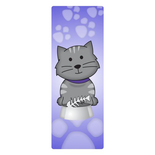 FouFou Dog Love Your Rasse Lesezeichen, Grau, Design Getigerte Katze von FouFou Dog