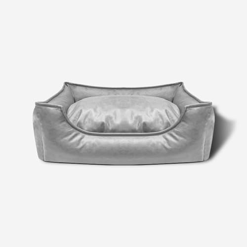 Hundebett cord Das orthopädische Hundebett eignet sich for große Hunde, ein Schlafsofa for große Haustiere mit abnehmbarem, waschbarem Bezug, wasserdichtem Futter und rutschfester Unterseite(C,L:77*57 von FOUNCY