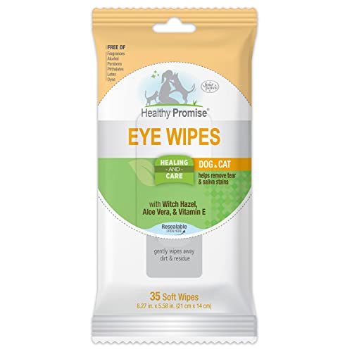 Four Paws Healthy Promise Haustier-Augentücher, 35 Stück von Four Paws