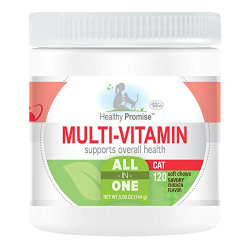 Four Paws Healthy Promise Multivitamin-Kauspielzeug für Katzen, weich, 120 Stück Four Paws Healthy Promise Multivitamin-Kauspielzeug für Katzen, weich, 120 Stück von Four Paws