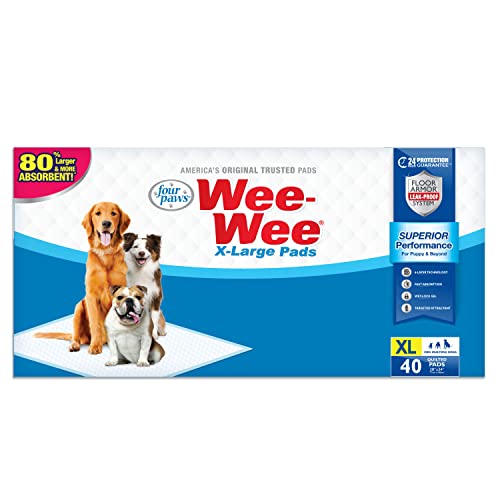 Four Paws Wee-Wee Superior Performance Hunde-Pinkelkissen, Größe XL, 40 Stück von Four Paws