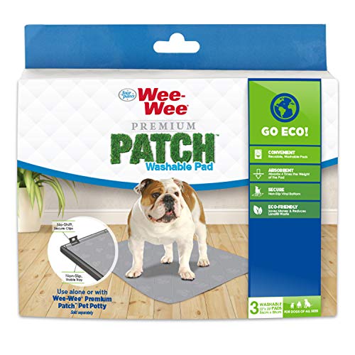 Four Paws Wee-Wee Premium Puppy Training Indoor Gras Töpfchen Patch, Standard 22" x 23", Keine von Four Paws