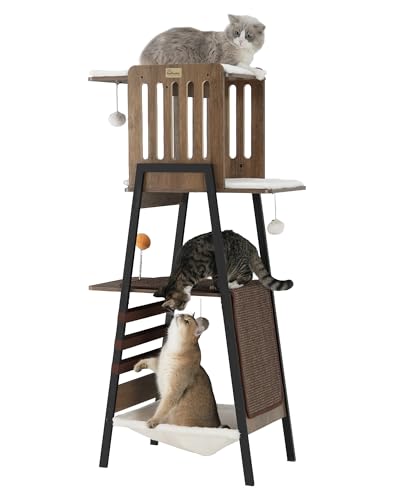 FourFurPets Katzenbaum Greige 333PMJA07G01 von FourFurPets