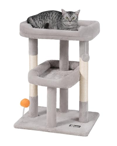 FourFurPets Kratzbaum Hellgrau 111PMJB07W01 von FourFurPets