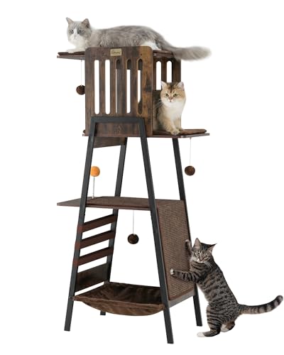 FourFurPets Kratzbaum Rustikal Braun von FourFurPets