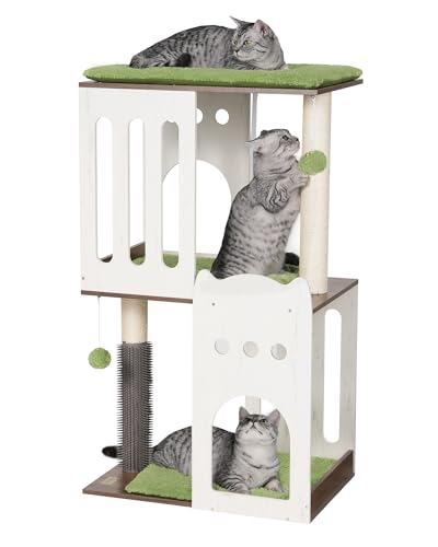 FourFurPets Kratzbaum weiß 111PMJA02W1 von FourFurPets