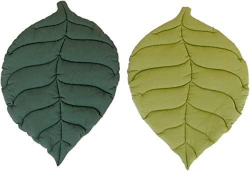 Fouriding Blattförmig Haustiere Matte,Weiche Hunde Katzen Betten Matten Doppelseitiges Design Schlafen Haustiere Bodenmatte für Katzen und kleine mittlere Hunde Matten Anti-Rutsch-Boden Fouriding Blattförmig Haustiere Matte,Weiche Hunde Katzen Betten Matten Doppelseitiges Design Schlafen Haustiere Bodenmatte für Katzen und kleine mittlere Hunde Matten Anti-Rutsch-Boden von Fouriding