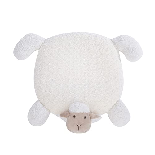 Fouriding Plüsch Weiß Hund Katze Matte Cute Sheep Schlafen Haustiere Matte Boden weich Hund Katze Matte Bett Füße Matten Anti-Rutsch-Boden und waschbar Fouriding Plüsch Weiß Hund Katze Matte Cute Sheep Schlafen Haustiere Matte Boden weich Hund Katze Matte Bett Füße Matten Anti-Rutsch-Boden und waschbar von Fouriding