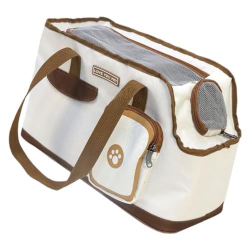 Fovolat Welpentasche Tragetasche für kleine Hunde, Haustier-Hundetragetasche, Hand- oder Umhängetasche, stabil, gut belüftet, brotbasiertes Design, Tasche für kleine mittelgroße Katzen unter 7,5 kg Fovolat Welpentasche Tragetasche für kleine Hunde, Haustier-Hundetragetasche, Hand- oder Umhängetasche, stabil, gut belüftet, brotbasiertes Design, Tasche für kleine mittelgroße Katzen unter 7,5 kg von Fovolat