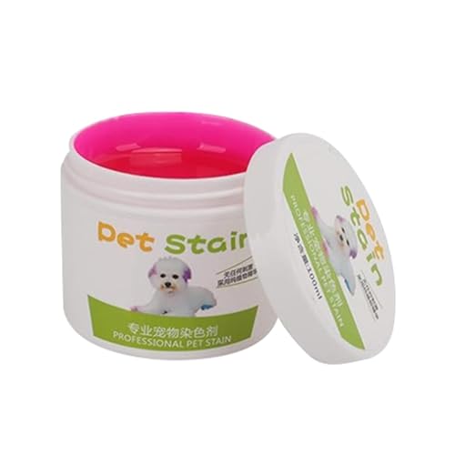 Tierhaarfärbe-Set – 100 ml Tierfarbe, Pflanzenextrakt, Tierhaarfarbe, helle Farbe, einfach zu verwenden, modische Haustierpflege für Haustierpflege Tierhaarfärbe-Set – 100 ml Tierfarbe, Pflanzenextrakt, Tierhaarfarbe, helle Farbe, einfach zu verwenden, modische Haustierpflege für Haustierpflege von Fovolat